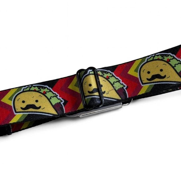 Buckle-Down Adjustable Belt Ford Mustang Buckle Taco Motif Design Seat Belt. - Picture 5 of 8